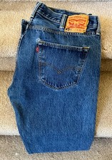 Men  s 36x36 Levi  s 501 Button Fly Blue Jeans