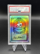 2003 Playoff Contenders Roger Staubach Legendary Contenders /25 Auto PSA 9 POP 1