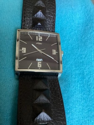 Kr3w Krew K1014 Renegade Watch with Leather Band
