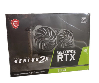 MSI GeForce RTX 3060 VENTUS 2X OC 8GB GDDR6 Graphics Card