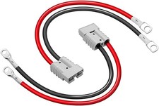 2 Pcs Battery Quick Connector, Anderson Connector 50A Kit, Plug 8 Guage 1.64ft C