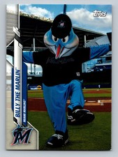 Billy the Marlin 2020 Topps Opening Day #M-21 Miami Marlins Mascots Baseball