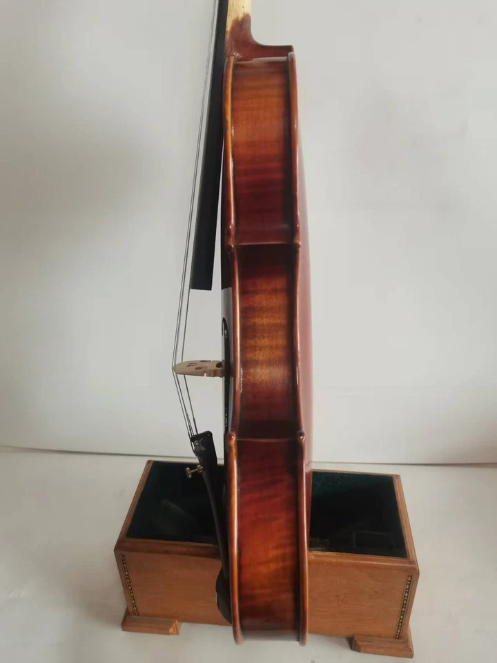 Master 4/4 violin Maggini model Flamed maple back spruce top hand made K3284 - Image 4 of 4