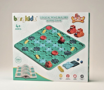 BURGKIDZ Logical Road Builder STEM Board Game Large Educational Toy New