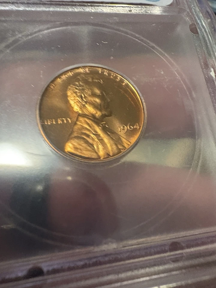1964 PR69 RED Proof Lincoln Memorial Cent-Penny Coin ICG Certified PR69RD - Image 2 of 4