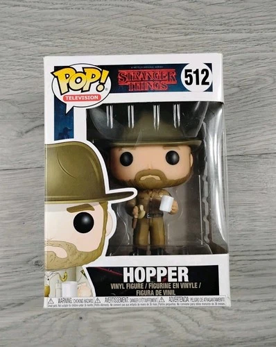 Funko Pop! Vinyl: Stranger Things Jim Hopper with Hat #512