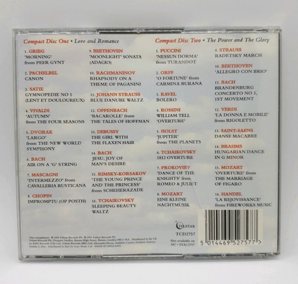 Various - 100% Classics,The Cream Of The Classics CD (1994) FREE SHIPPING