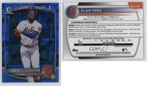 2025 Bowman Chrome Sapphire Edition Prospects Elian Pena Peña #BCP-155