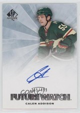2021-22 SP Authentic 365/499 Calen Addison #RFWA-CA Rookie Auto RC 1c3s
