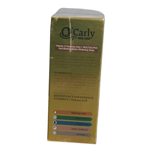 O'carly Vitamin C Anti Dehnungsstreifen Seife mit Aloe & Kollagen - Bild 4 von 4