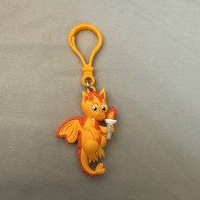 Kids Heart Challenge Keychain Hearty Orange Dragon American Heart Association