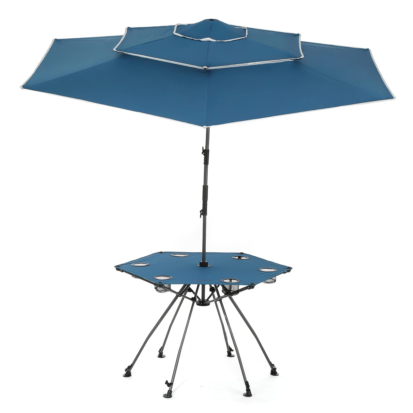 ARROWHEAD OUTDOOR KKS0294U 8-ФУТОВЫЙ ПЛЯЖНЫЙ ЗОНТ СКЛАДНОЙ СТОЛИК KKS0294U - СИНИЙ 17690₽