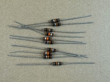 10 NOS Allen Bradley 10k ohm 10 1/2 watt 1/2W Carbon Comp Resistors TESTED Qty