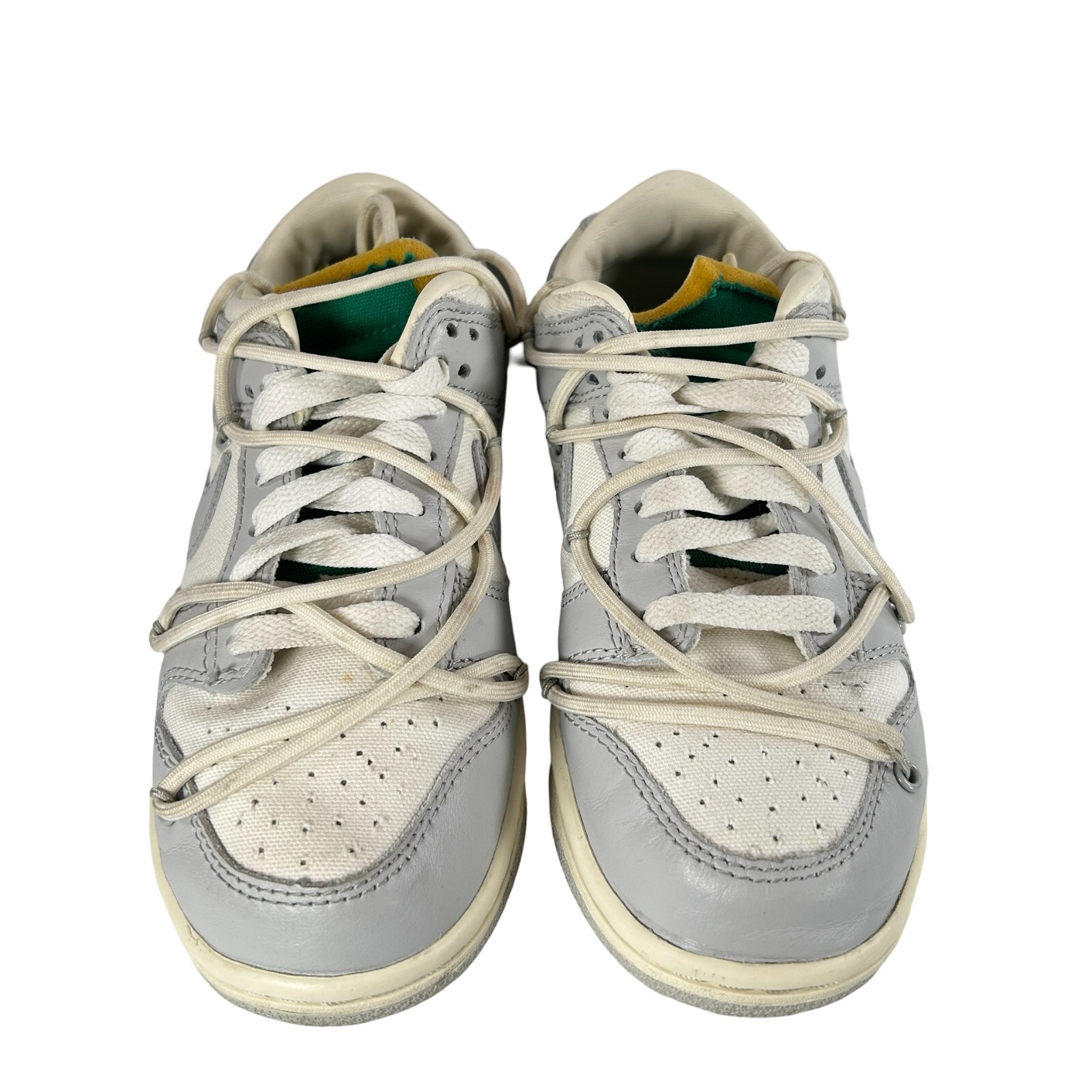 OFF WHITE X NIKE Bianco sporco x Nike Dunk Low 25 Of 50 Taglia 4 DM1602 121