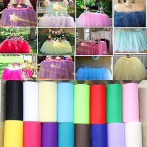 6"x 25YD Tulle Roll Spool Tutu Wedding Party Gift Wrap Fabric Craft Decorations 6"x 25YD Tulle Roll Spool Tutu Wedding Party Gift Wrap Fabric Craft Decorations