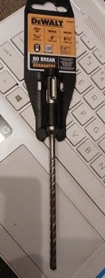 DeWalt DW5403 3/16'' x 4-1/2'' x 6-1/2'' Rock Carbide SDS Plus Hammer Bit