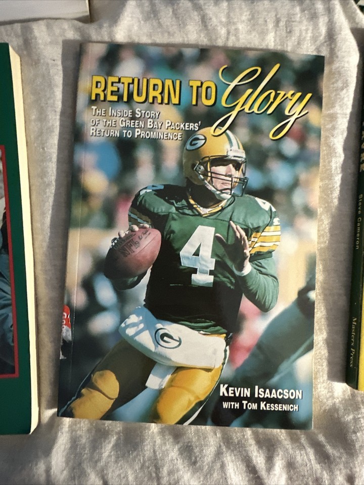 Green Bay Packers Books Lot of 6 Brett Favre Domenic Gentile Return to