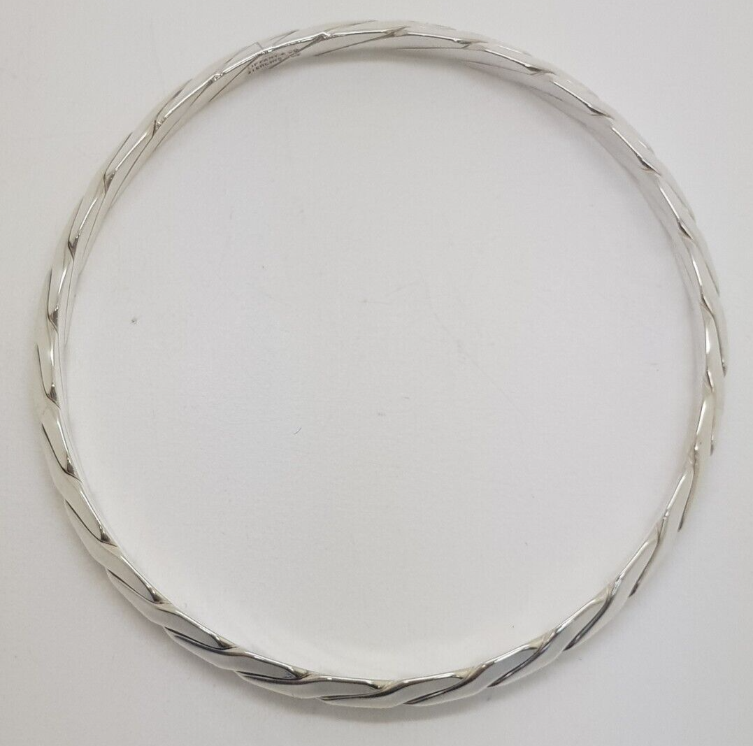 Tiffany & Co. Vintage Twisted Knife Edge Bangle Bracelet 5mm | eBay