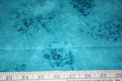 TURQUOISE BLENDER FROM DAVID TEXTILES - 100% COTTON FABRIC - Picture 3 of 3