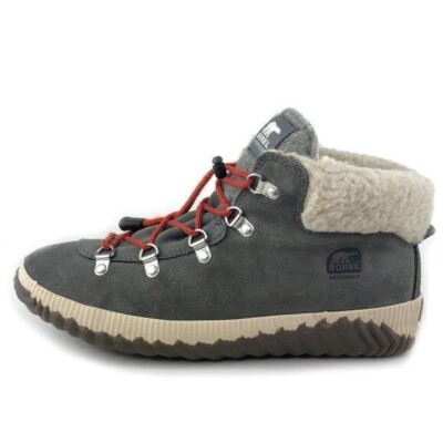 Sorel Youth Out N About Conquest Winter Boots Big Kids Size EU 39 Quarry  Gray