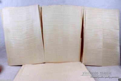 3pcs Veneers Guitar Body Veneered Cap Flame Guitar Wood 48x37cm Maple Wood 