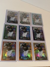 Javon Shelby 11 Card Lot 2016 Bowman Chrome/Paper!!  Kentucky WIldcats A's Star!