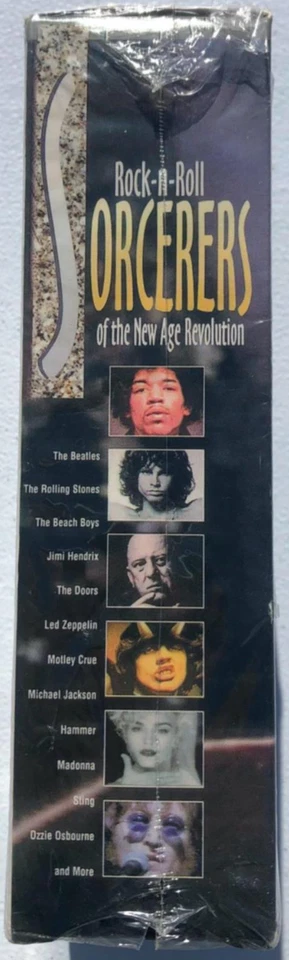 ROCK N ROLL SORCERERS Joe Schimmel SEALED VHS 2-Tape SET Xian Satanic Panic RARE - Image 4 of 4
