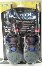 Kids Walkie Talkies Grin Studios, Hi-Tech, Built-in Morse Code, Belt Clip