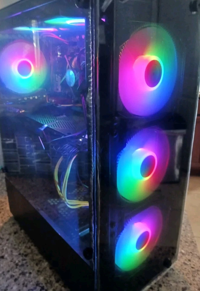 PC para juegos, i7 intel, 32 GB RAM, unidad SSD de 1 TB/win PRO/GPU R7 AMD 450 Foto 3 de 4