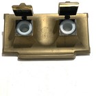 SET OF TWO ANTIQUE ENGLISH BRASS DESK ITEMS — photo 4