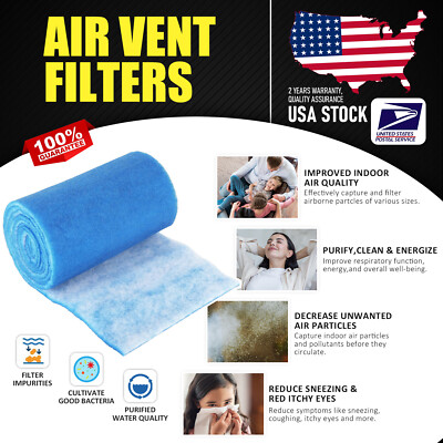 2x12''x140'' Floor Vent Filters Air Purifier Replace Filter Reduce Dust US Stock