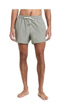Onia Men's Charles Swim Trunks 5" Small Sage