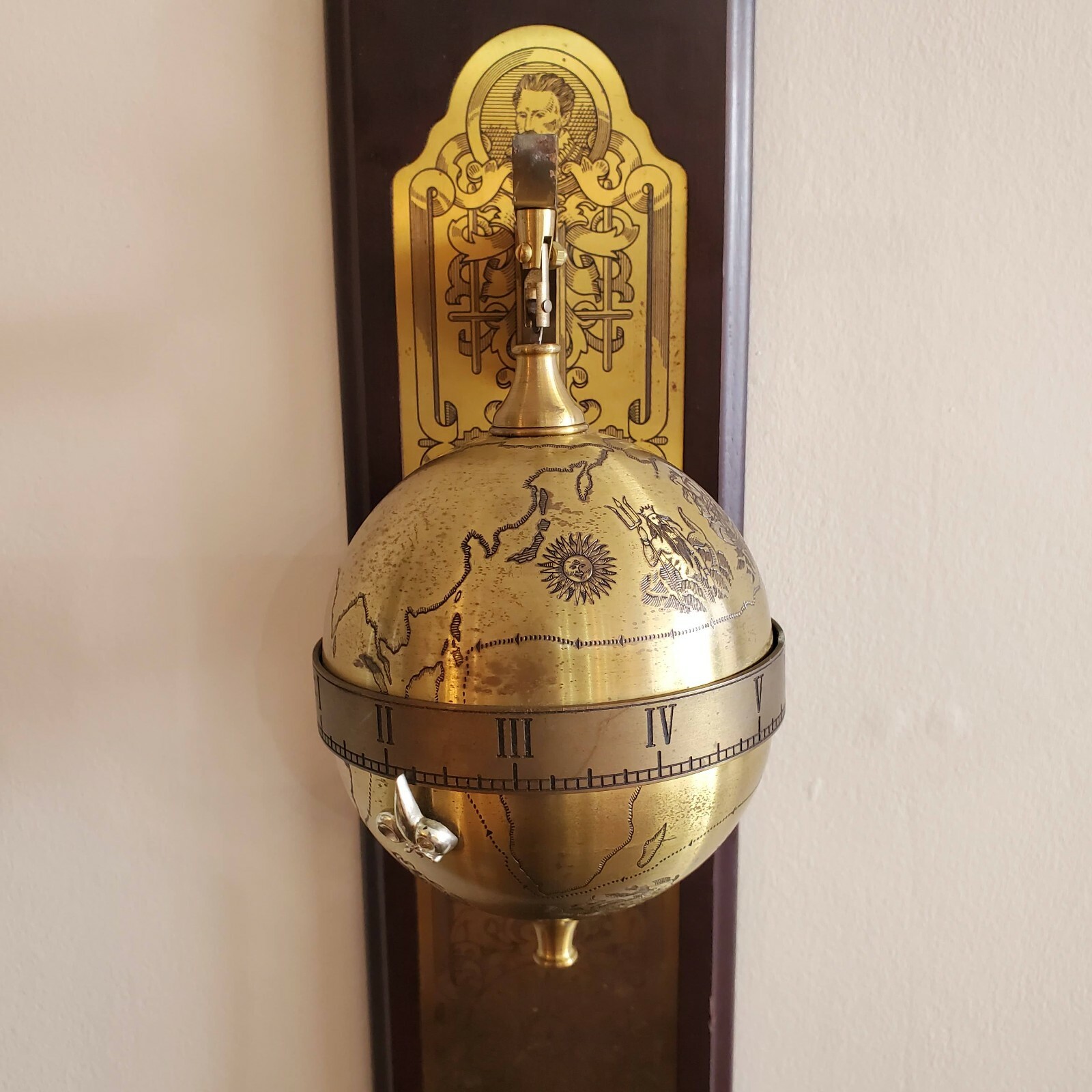 Thwaites & Reed Gravity Clock Sir Francis Drake Falling Ball Clock Franklin Mint eBay