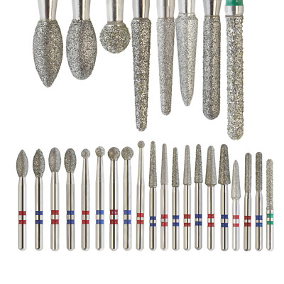 Dental Diamond Bur Zirconia Cutting Bur Round Football FG Fine Medium Grit Z856