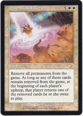 DIMENSIONAL BREACH X1 MAGIC Mtg  SCOURGE  NEAR MINT (NM) 2003
