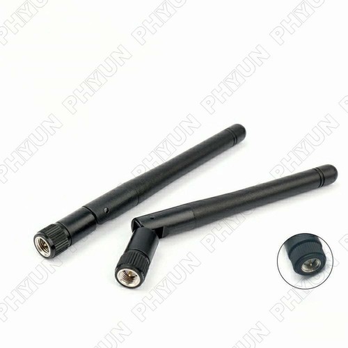 5PCS Black RP-SMA Male Booster Antenna For WiFi 2.4GHz/5Ghz Wireless Router Card - Picture 5 of 6