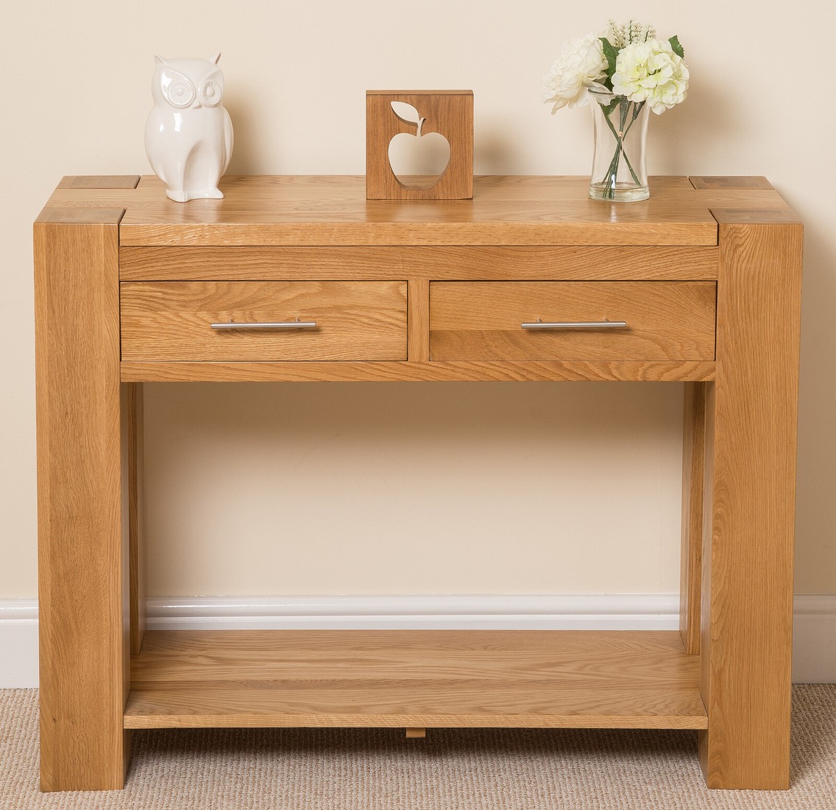 Light wood sale console table