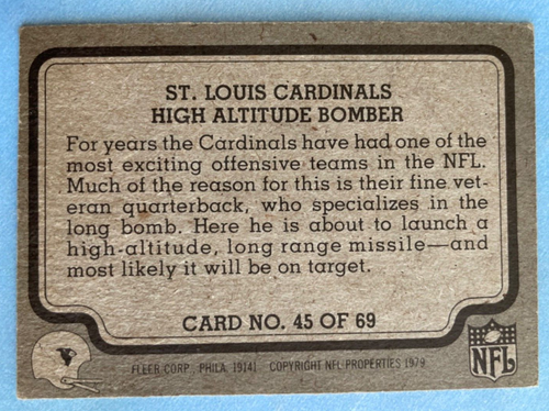 1979 Fleer Team Action Football - Pick Your Card - Ships Free - Picture 43 of 89