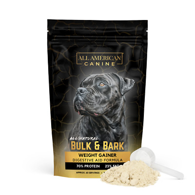 Dog Weight Gainer + Digestive Aid Formula Natural Health Supplement Food Topper