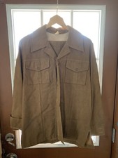 Vintage Mans Matching Shirt and Pants Outfit Medium Short