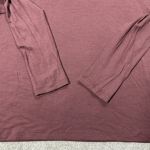 Icebreaker Merino 175 Everyday Longsleeve 1/2 ZipShirt Base Layer in Espresso XL - Picture 9 of 15