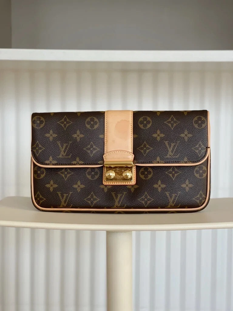 Louis Vuitton x Sofia Coppola Monogram Slim Clutch - Brown