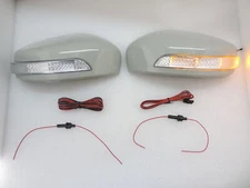 Side Mirror Cover LED Turning Light FOR 2009~2013 INFINITI G37 4D,2D Unpainted