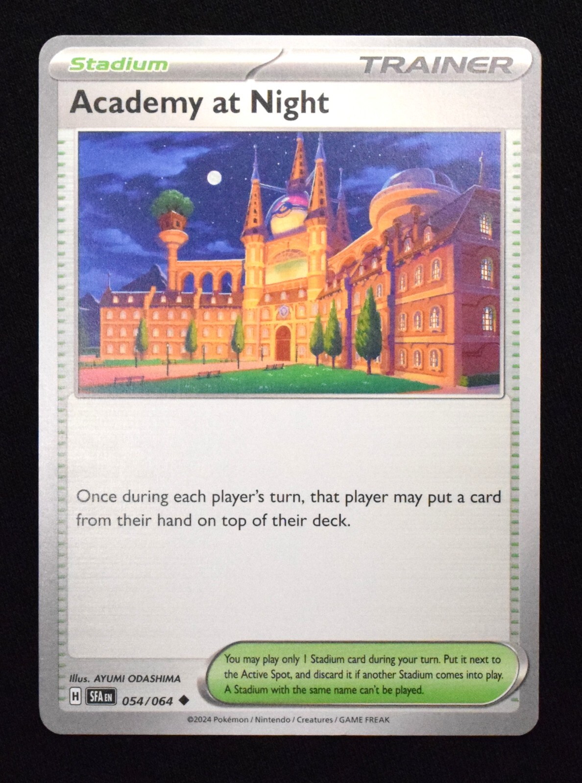 Pokemon TCG Academy at Night 054/064 Shrouded Fable Uncommon Card - NM