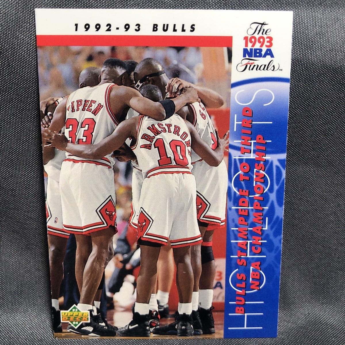 NBA シカゴブルズ スケジュールカード (92/93) 1993-94 Upper