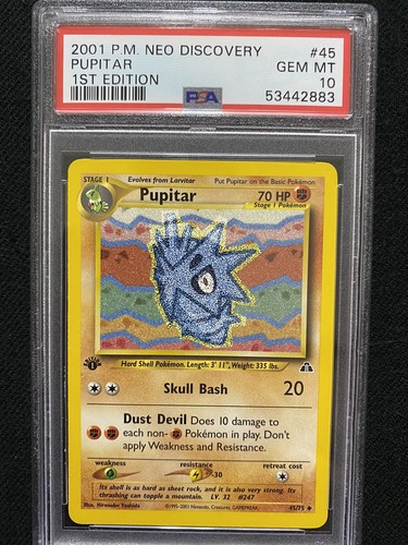 Pupitar (1st Edition) graded PSA 10 for sale on eBay