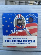 Dr Squatch Freedom Fresh Soap Limited Edition