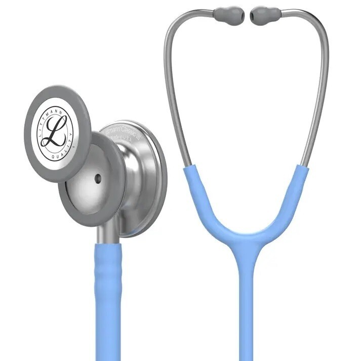 3M Littmann Classic III Monitoring Stethoscope, Ceil Blue, 5630