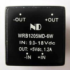 1PC ND WRB1205MD-6W dc-dc 12V to 5V 1.2A 25.4 25.4 11.8MM power module ZH