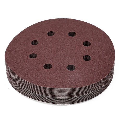 Discos de lijado eficientes de 5 pulgadas 125 mm con 8 orificios para una fácil extracción de polvo - Imagen 8 de 96